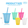 480ML 720ML Candy Color High Appearance Level Leakproof Drink Milk Portable Party Event Plastic Sippy Cup