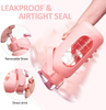 42oz High Temperature and Leakage Proof Portable Exciting Sports Glass Bottle With Handle and Scale