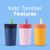 High Quality Custom 12 Oz Colorful Stainless Steel Vacuum Insulated Tumbler With Lid Straw