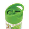 400ml BPA FREE Tritan Custom Pattern Water Bottle for Kids Plastic Children Water Bottle with Straw