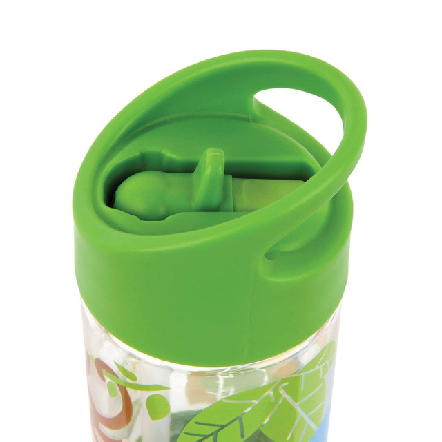 400ml BPA FREE Tritan Custom Pattern Water Bottle for Kids Plastic Children Water Bottle with Straw