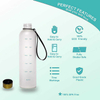Wasser 1L Flasche Sport Plastic Sport Custom Cheap Bpa Free 1000Ml With Time Makers Tritan Water Bottle