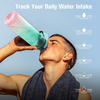 32OZ Motivational Fitness Sport Water Bottle With Time Maker Fast Flow Non-Toxic BPA Free Wide Mouth Water Bottle