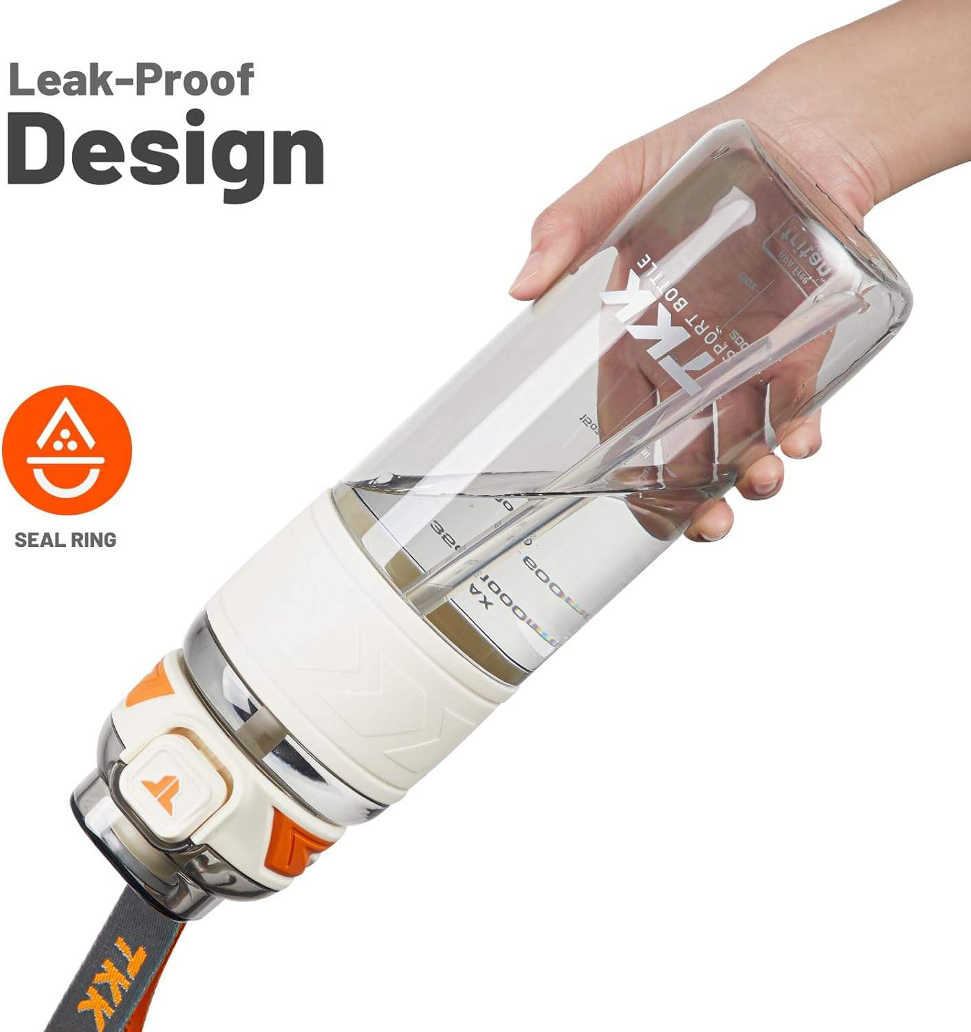 32oz Water Bottle with Straw 1000ml BPA Free Leakproof Plastic Bottle Dishwasher Safe Tritan Sports Water Bottle