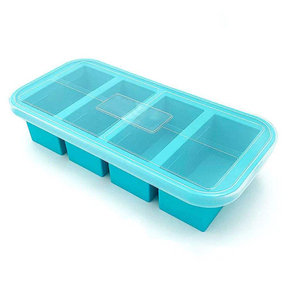 BPA-Free Large Freeze Food Soup Broth Sauce and Any Liquids Silicone Freezing Baking Tray With Lid