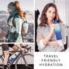 32 OZ Motivational Fashion Water Bottle With Time Marker to Drink BPA Free Frosted Plastic Water Bottles