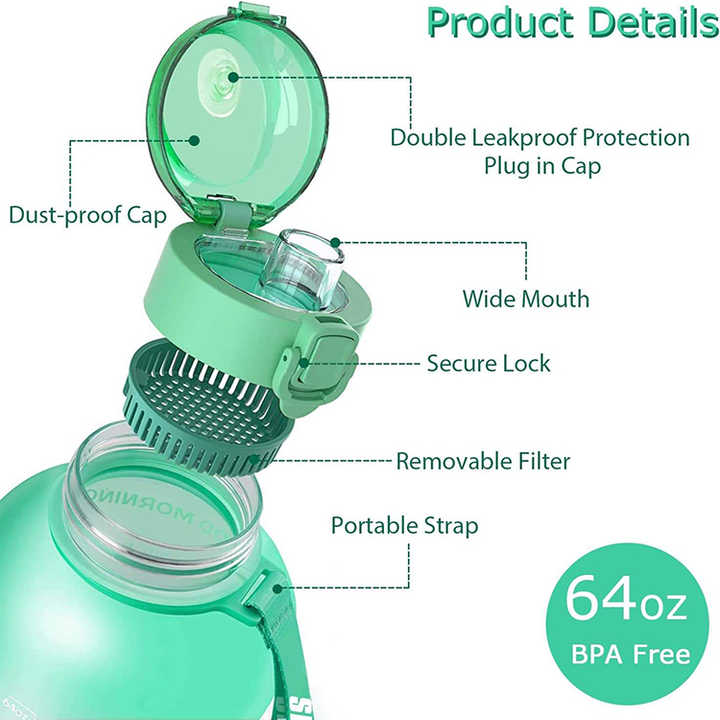 Water Bottles in Bulk Plastic Eco Friendly Water Bottle Gym