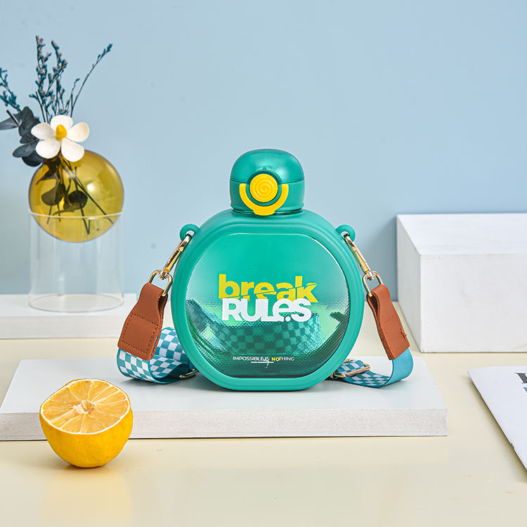 Good Price Kids Bpa Free Customize clear Transparent 750 ml Glitz Big Belly Tritan Water Bottle with Cartoon Sticker