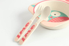 Customized Bamboo Fiber Tableware Children Baby Feeding Set Plate Cartoon Bowls for Baby