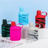 500ML BPA Free Silicone Leak-proof Reusable Travel Collapsible Water Bottle