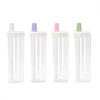 Custom 850Ml Large Transparent Leak Proof Plastic Bubble Tea Water Drink Bottle With Lid Straw