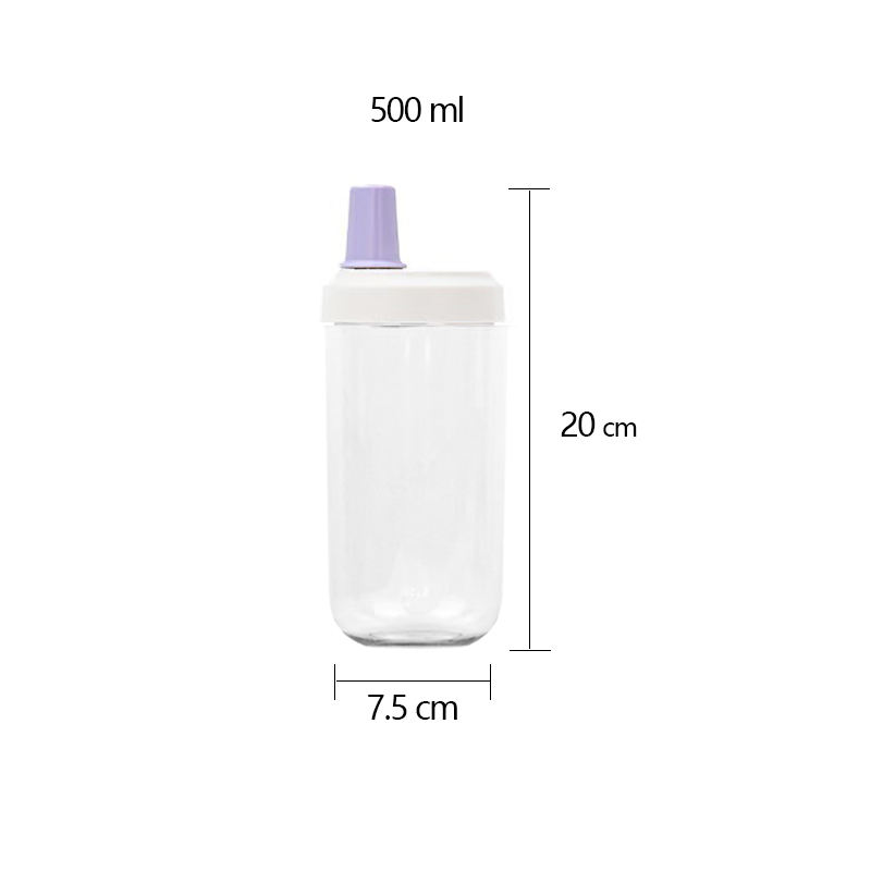 Wholesale 500Ml Leakproof Travel School Kids Clear Plastic Drinking Drink Bottle With Straw