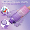 BPA FREE Half Gallon 64oz Gradient Color Motivational Plastic Sports Water Bottle with Time Marker