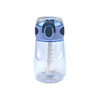 400Ml Custom Logo Wide Mouth Small Transparent Portable Kid Water Bottle With Straw Handle