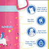 500ml Bpa-Free Plastic Water Bottle Straw Drink Cute Design Water Bottle for Children Kids School