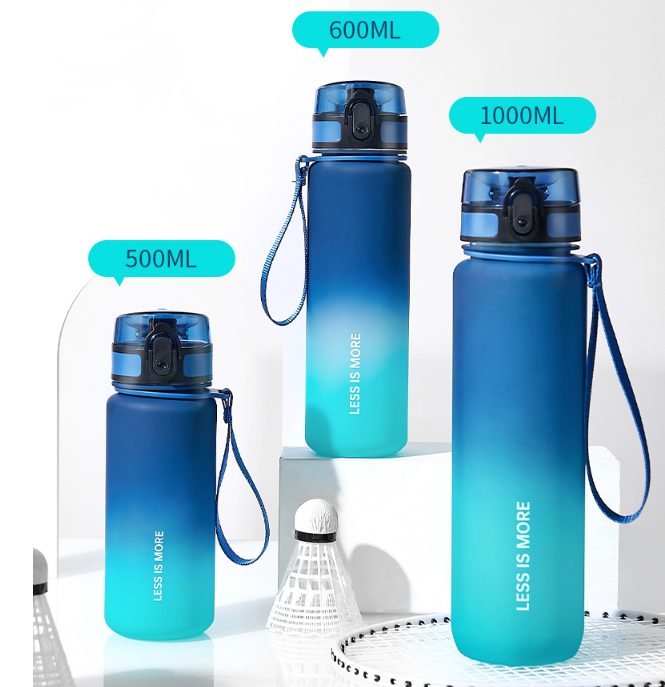 Custom Sports Plastic Triatn BPA Free 32oz Small Mouth Drinking Water Bottle with Filter and Rope