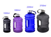 Half Gallon Big Water Bottle, 3.7 L Large Leak Proof Sports Jug with Handle,Huge BPA Free PETG Plastic Wide Mouth