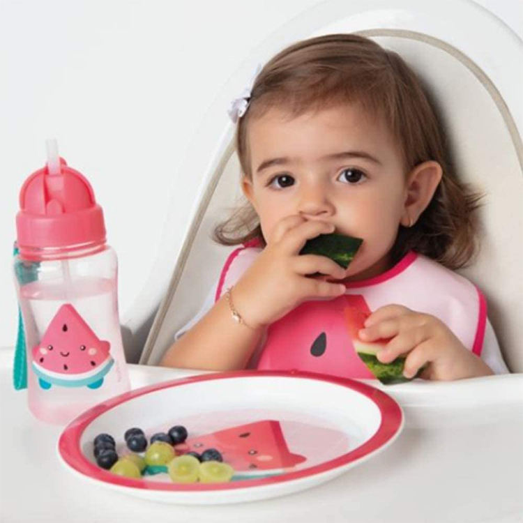 Wholesale 350Ml Tritan Drinking Bottle Plastic Water Bottle With Straw for Kids Children