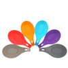 BPA Free Kitchen Tool Handle Silicone Cooking Spoon Tray Placement