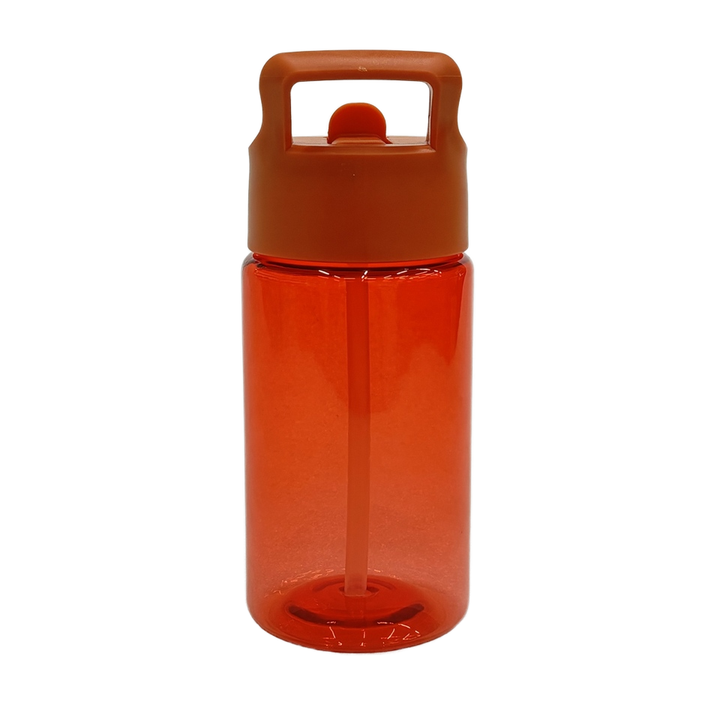Wholesale Simple Straight Plastic Water Bottle with Dual Capacity Outdoor Portable Straw Water Bottle