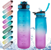 Wholesale 1000ML BPA-Free Gym Sport Travel Water Bottle with Straw Private Label Free Sample