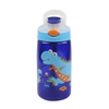 480ML BPA Free Cartoon Animal Princess Colorful Student Plastic Water Bottle With Straw and Handle