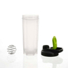 Customize 24oz Plastic Shaker Bottle BPA Free Sport Gym Leakproof Protein Shaker Bottle with Stainless Steel Ball