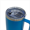 16oz New Custom Color Office Coffee Stainless Steel Mug with Lid Handle Reusable Double Wall Insulated Tumbler