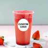 Disposable Milk Tea Cups Cold and Hot Drink Plastic Cup Clear Frosted PP Cup Custom Logo