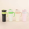 New Stylish 1200ml Keep Hot Cold Vacuum Cup with Handle Large Capacity Straw Stainless Steel Cup