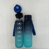 1L Reusable Plastic Gradient Water Cup Weight Loss Water Bottle With Measurement Bottles