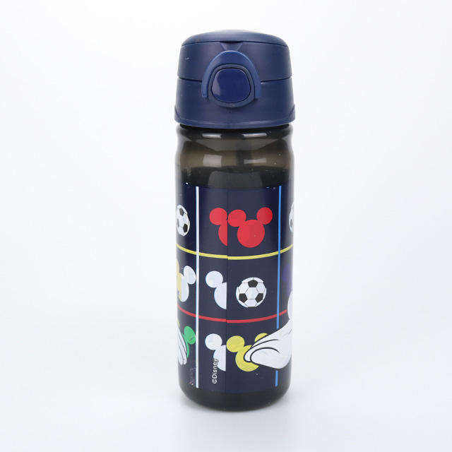 Cartoon PP Material Cute Children Kids Straw Water Bottle 550ml Leak Proof and with a Portable Handle