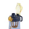1000ml Plastic Water Bottle with a Fruit Strainer and a Leak-proof Button Switch Suitable for Sports and Gym Water Cup
