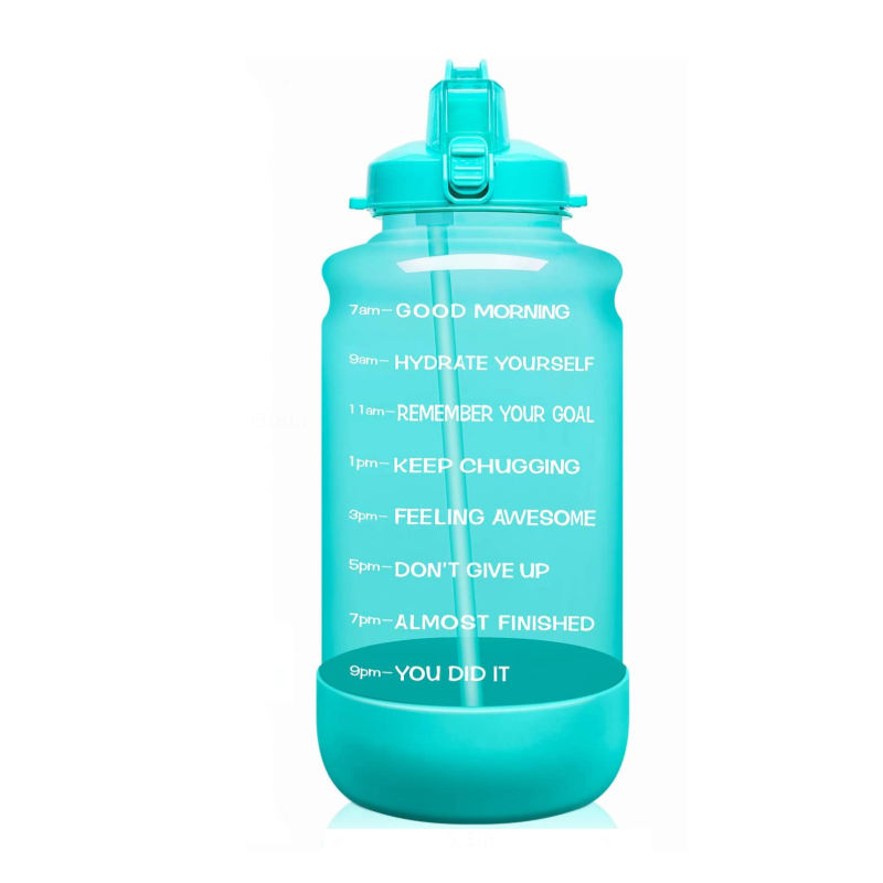 Hot Sell Large Capacity Water Bottle 1 Gallon Clear Plastic Sports Water Bottle BPA Free Custom Logo Water Jug