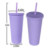 Gobelet Plastique Avec Couvercle Sans Bpas Plastic Drink Tumbler Personalized Wholesale Kids Tumblers Cups With Lid and Straw