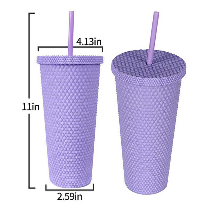 Gobelet Plastique Avec Couvercle Sans Bpas Plastic Drink Tumbler Personalized Wholesale Kids Tumblers Cups With Lid and Straw