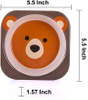 Eco- Friendly Custom Animal Kitchen Tableware Bamboo Fiber Dinner Sets for Kids