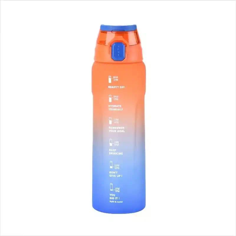 Botella De Agua Libre De Bifenol 1 L 1L 1 Liter Quality Plastic Bpa Free Custom Water Bottle