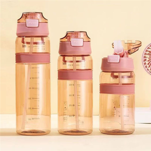 2023 New 800ml Tritan Plastic Water Bottle for Gym Sports