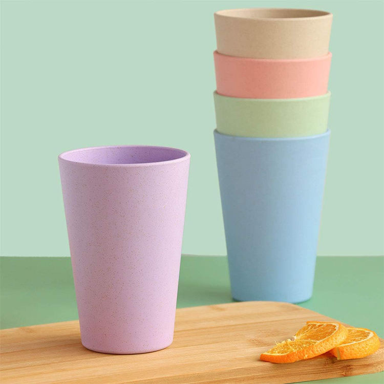 16oz Multi Color RPET Material Drinking Cup for Adult Cup Can Be Staked and Save Space Break and Chip Resistance for Carefree Du