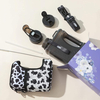 2L Water Bottle with 2 LIDS Portable Sports Kettle with Cloth Cover