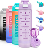 32oz Custom logo BPA Free Tritan Wide Mouth Water Bottle Sports Bottle with Handle