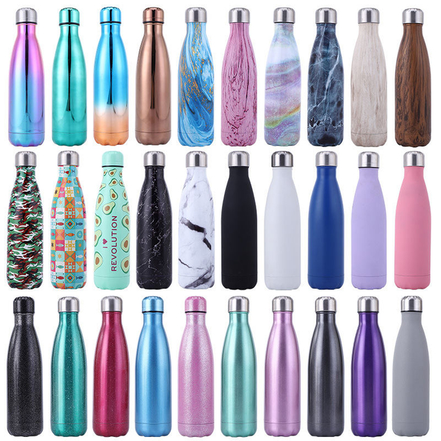 500ml Leakproof Bpa Free High Quality Hiking Outdoor Sport Stainless Steel Drinking Water Bottle With Custom Logo