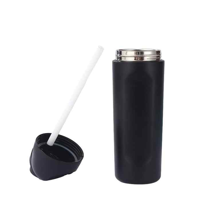 700ml Portable Large Capacity Handle Thermal Cold Cups Car Straw Cup 24oz Sports Bullet Water Bottle with Lids and Straws