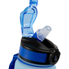 Custom Logo 32oz 1L BPA Free Tritan Fitness Gym Sports Motivational Water Bottle With Time Marker and Straw