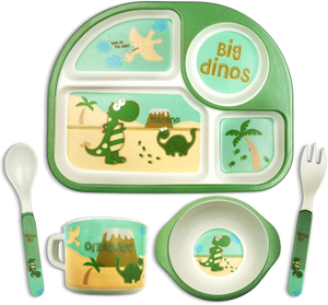 BPA FREE RPET MATERIAL PLASTIC Food Grade KIDS SETS Toddler Forks and Spoons Set