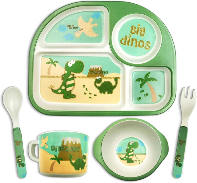 BPA FREE RPET MATERIAL PLASTIC Food Grade KIDS SETS Toddler Forks and Spoons Set