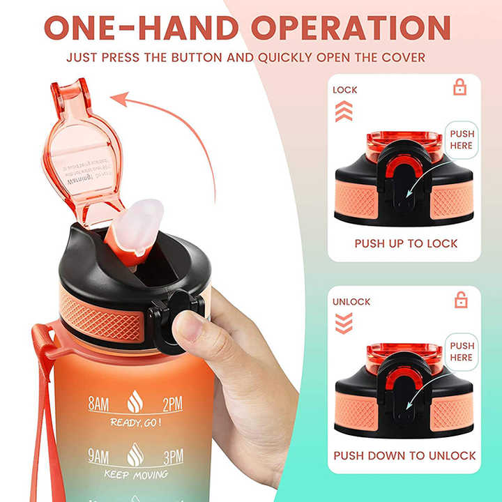 Garrafa De Plastico Botellas Outdoor Transparente Fancy Plastic Bottle of Water Gym Bottles to Customize
