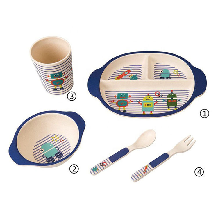 Sustainable Bamboo Fiber Dinnerware Made in China