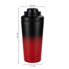2024 24Oz Gym Sports Stainless Steel Double Wall Vacuum Metal Protein Shaker Bottle Thermo Steel Shakers Bottle